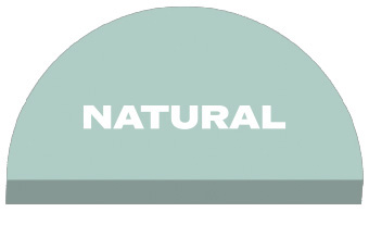 Equal-parts natural shade formulation diagram